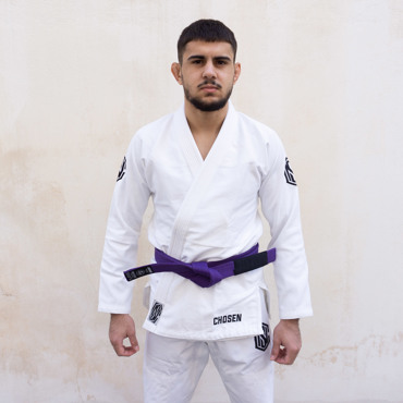 CHOSEN monogram ΣΤΟΛΗ BJJ Gi - white